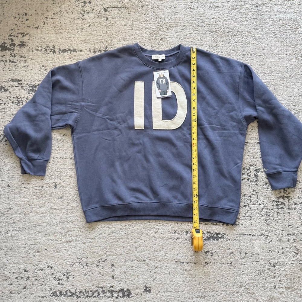 NWT-State of Mine Woman’s Big Timer State Sweatshirt Navy Idaho Sz XXL - Picture 3 of 10